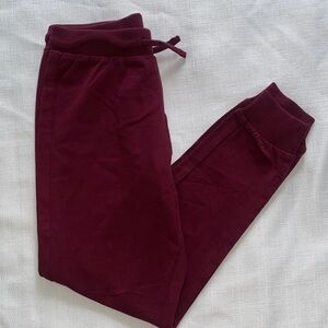H&M Girls Maroon Jogger Pants